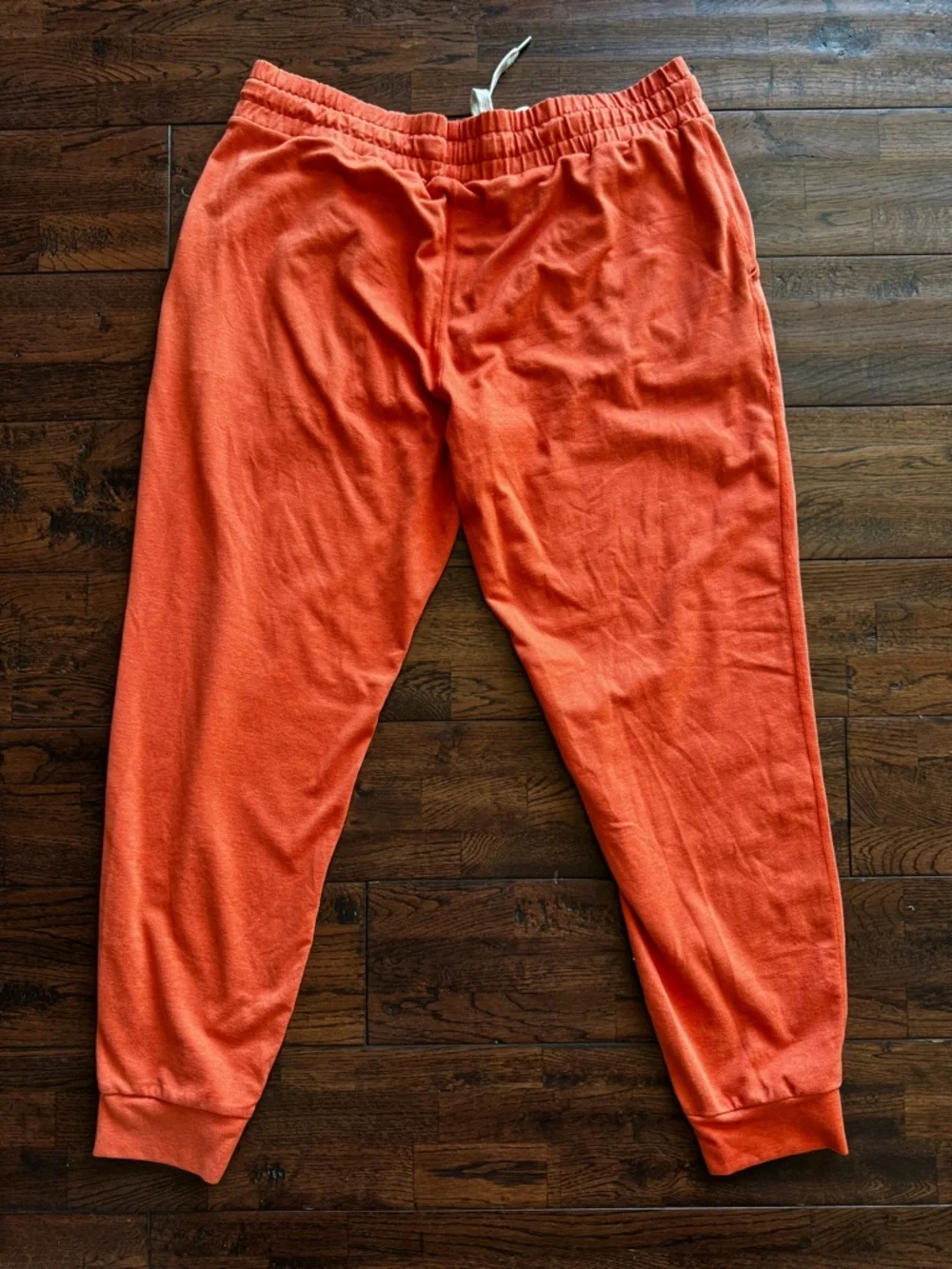 Vuori Performance Jogger Cropped Orange Lounge Sweatpants EUC - Picture 5 of 7
